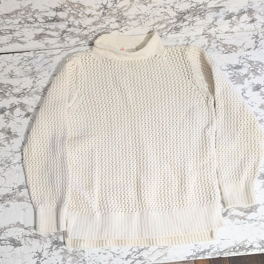Crewcuts Knit Cream Sweater - J. Crew Kids sz. 8